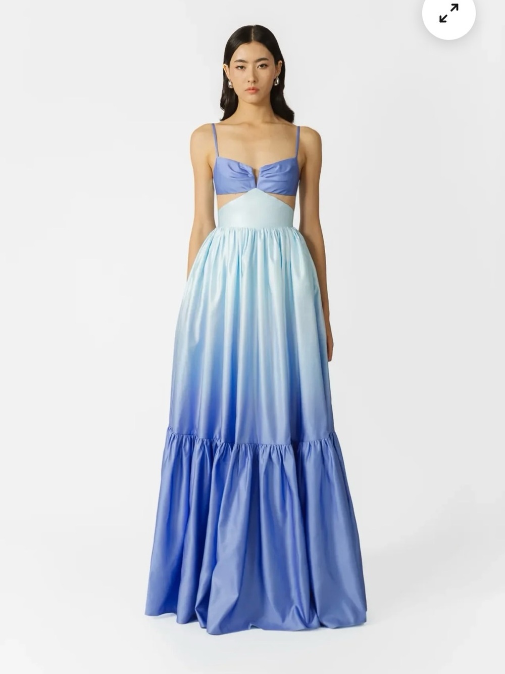 Sau Lee Blue Ombre Maxi Dress